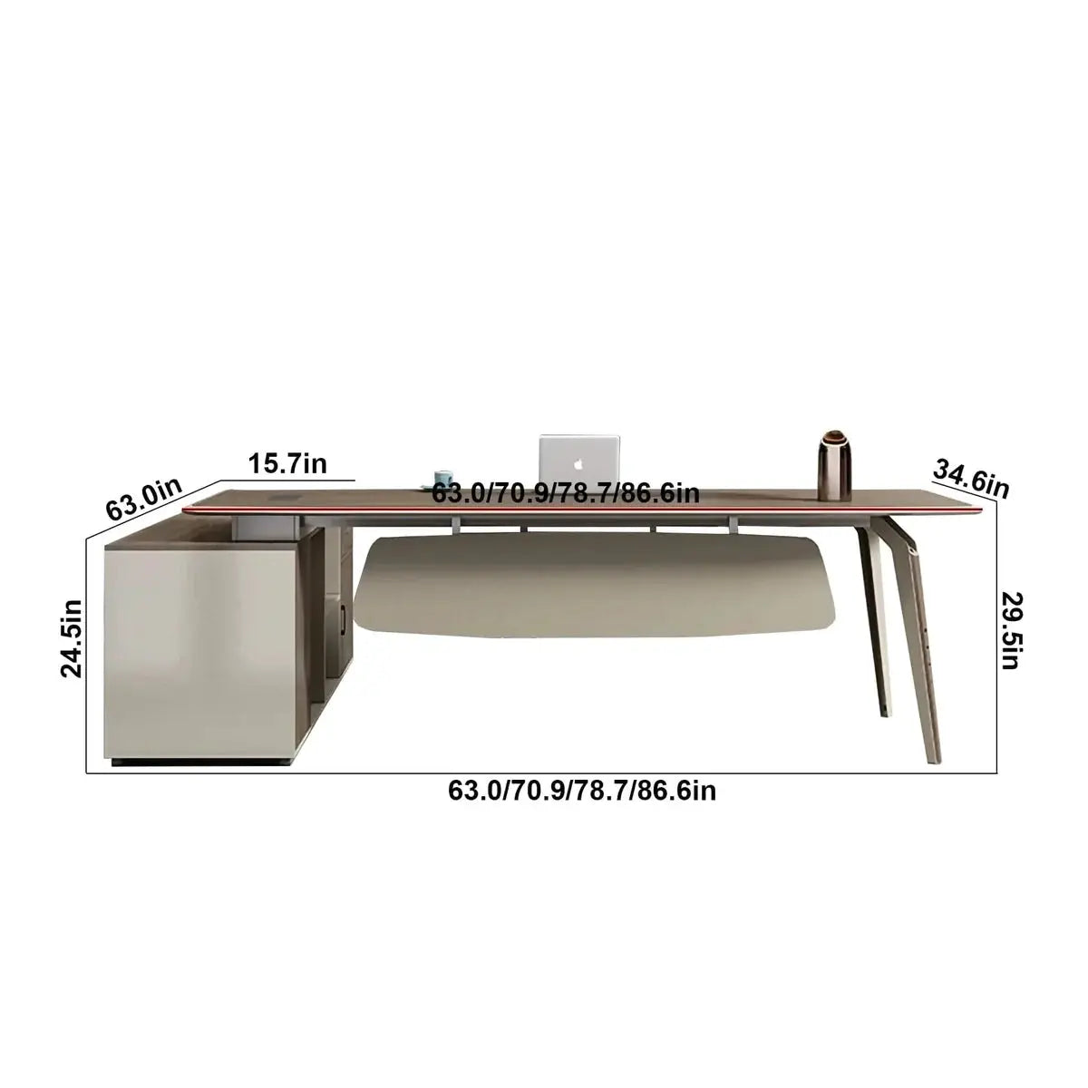 Grafton · Modern L-Shaped Desk by Arc Grove