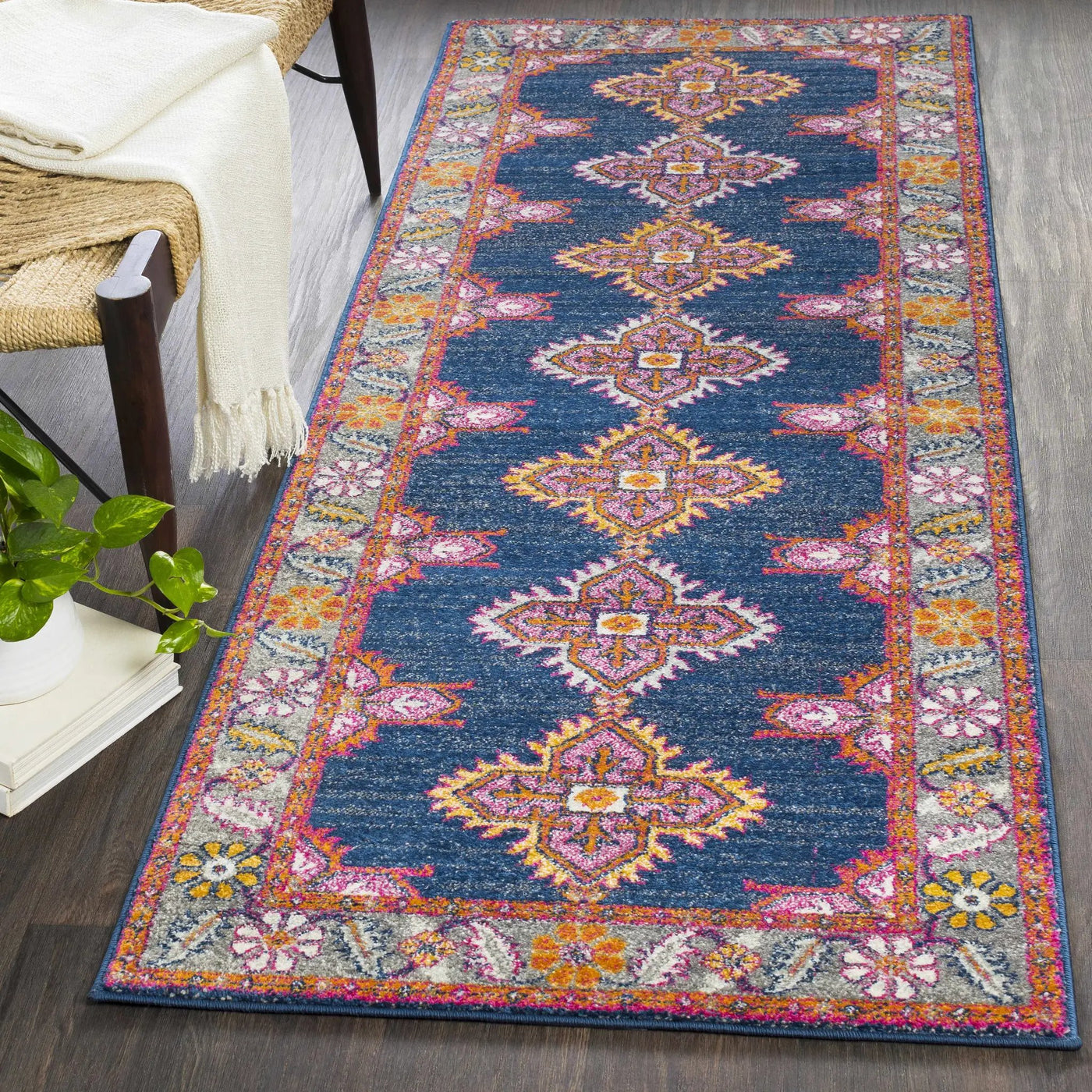 Kaitlyn Navy Area Rug by Boutique Rugs