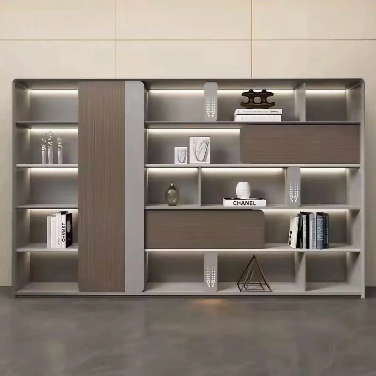 Keswick · Office Shelves w/ Lighting & Storage, photo 2 of 9