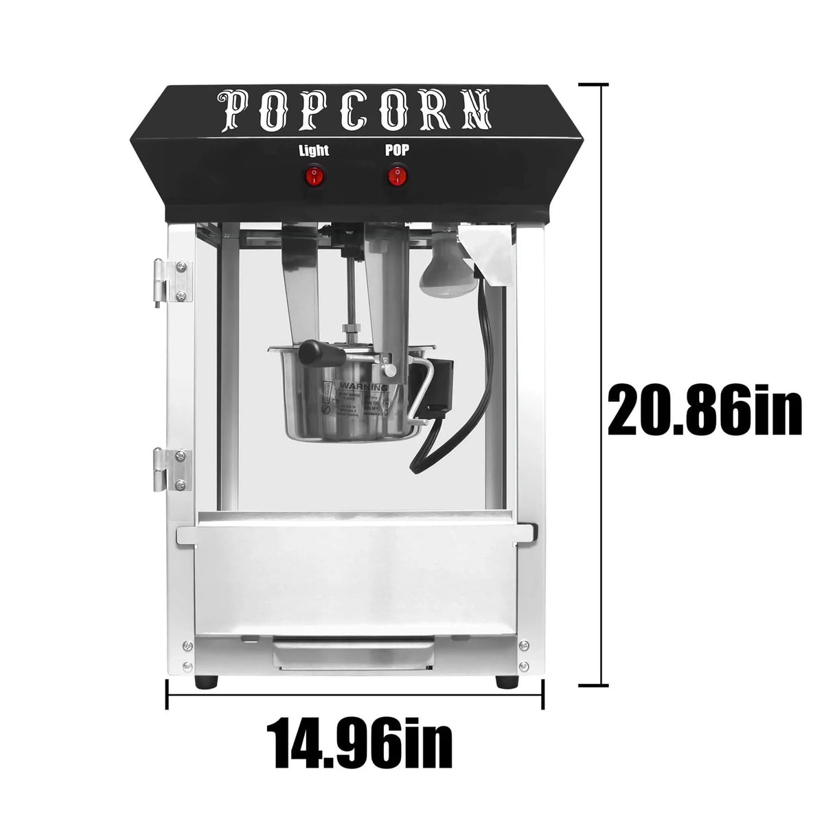 Kaitu Premium Commercial Bar Style 6-Ounce Popcorn Machine Maker (SAK84170) by SAKSBY WHOLESALE