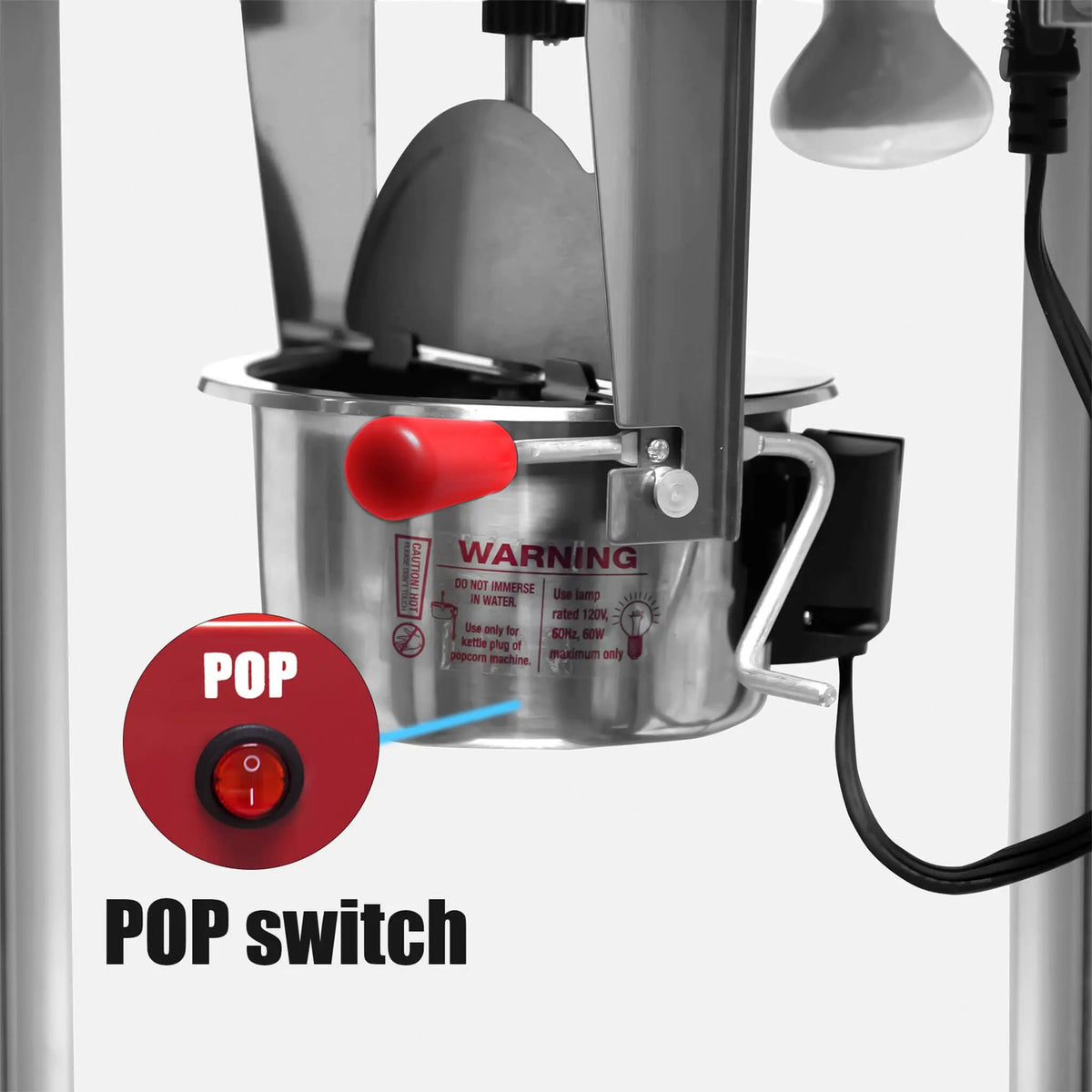 Kaitu Premium Commercial Bar Style 6-Ounce Popcorn Machine Maker (SAK84170) by SAKSBY WHOLESALE