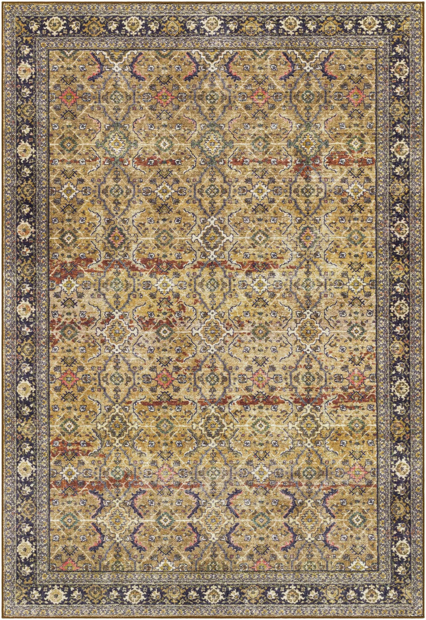 Kalbugan Washable Area Rug - Clearance by Boutique Rugs