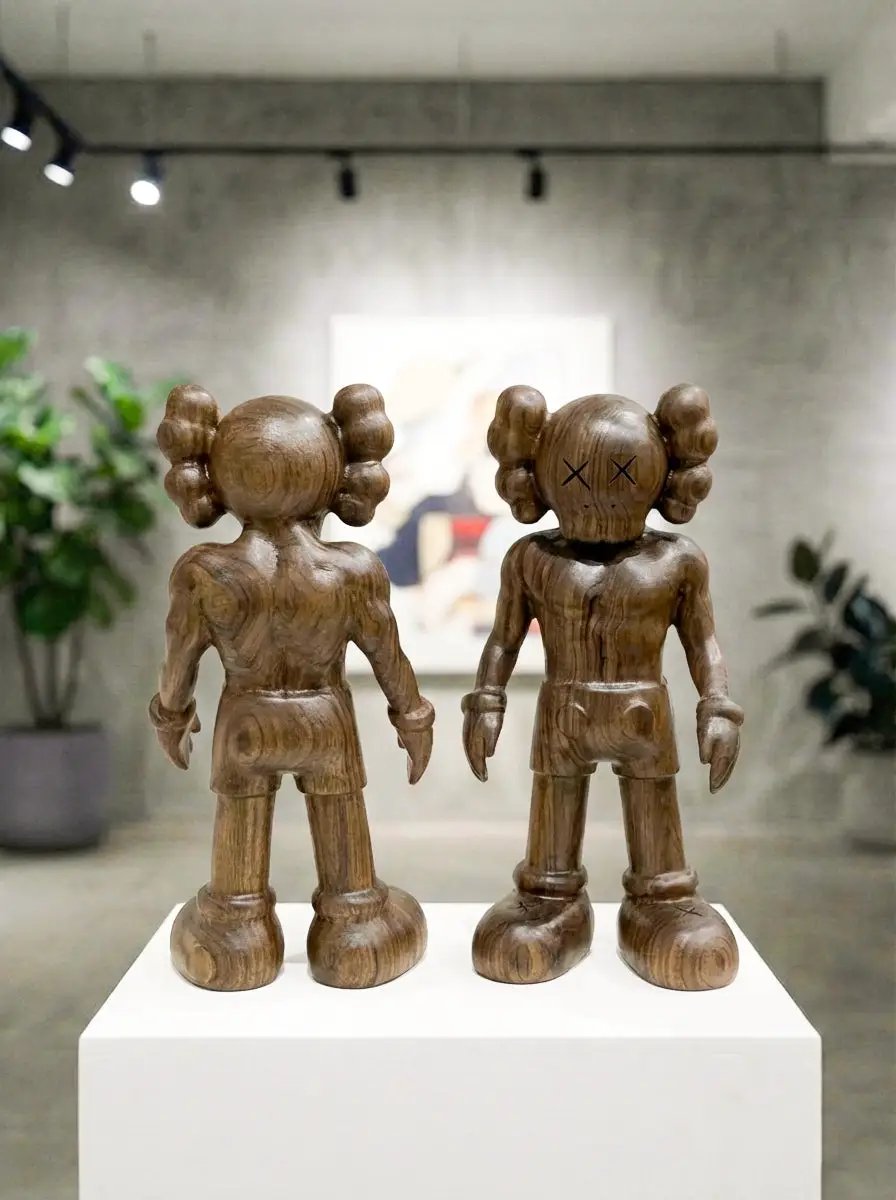 Wooden Iconic Figures by Gizz