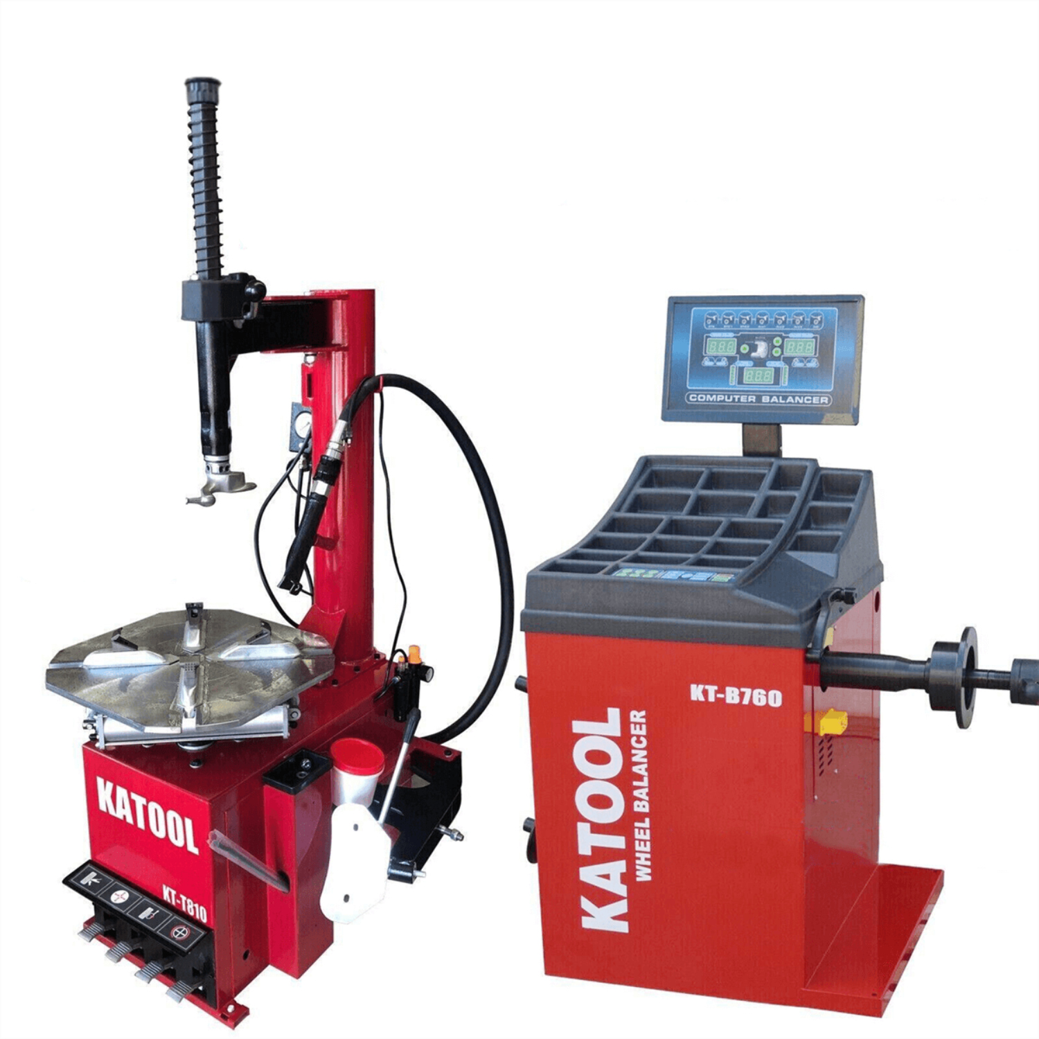Katool KT-T810 Tire Changer & KT-B760 Wheel Balancer Combo by Chery Industrial