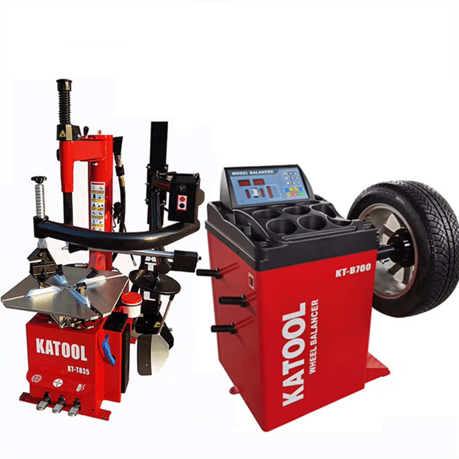 Katool KT-T835 Tire Changer & KT-B700 Wheel Balancer Combo by Chery Industrial