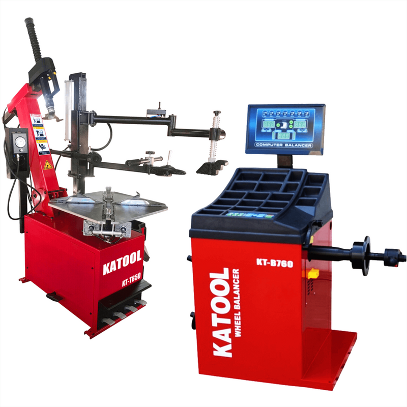 Katool KT-T850 Tire Changer & KT-B760 Wheel Balancer Combo by Chery Industrial