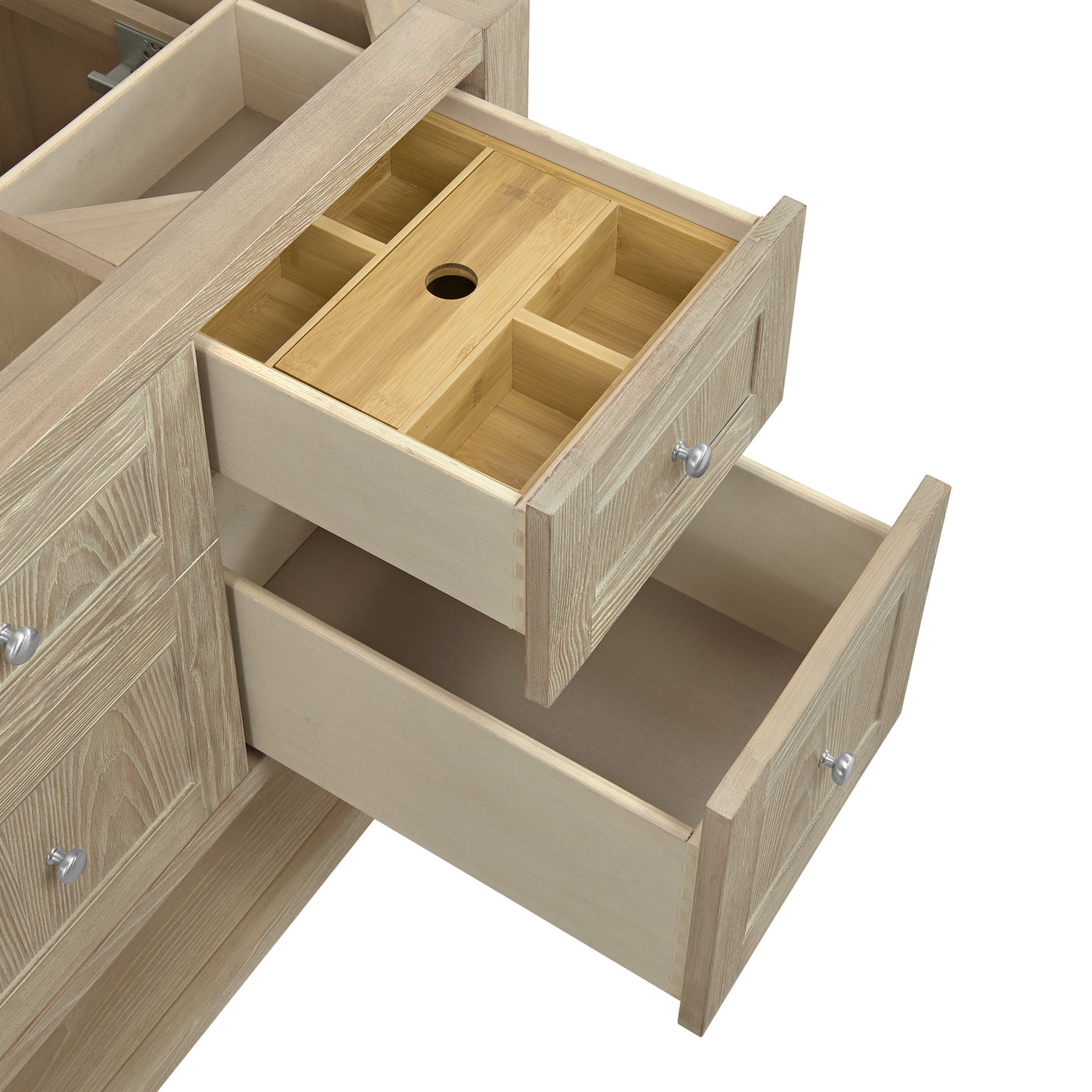 James Martin Breckenridge 60" Single Bathroom Vanity, Whitewashed Oak, view 22