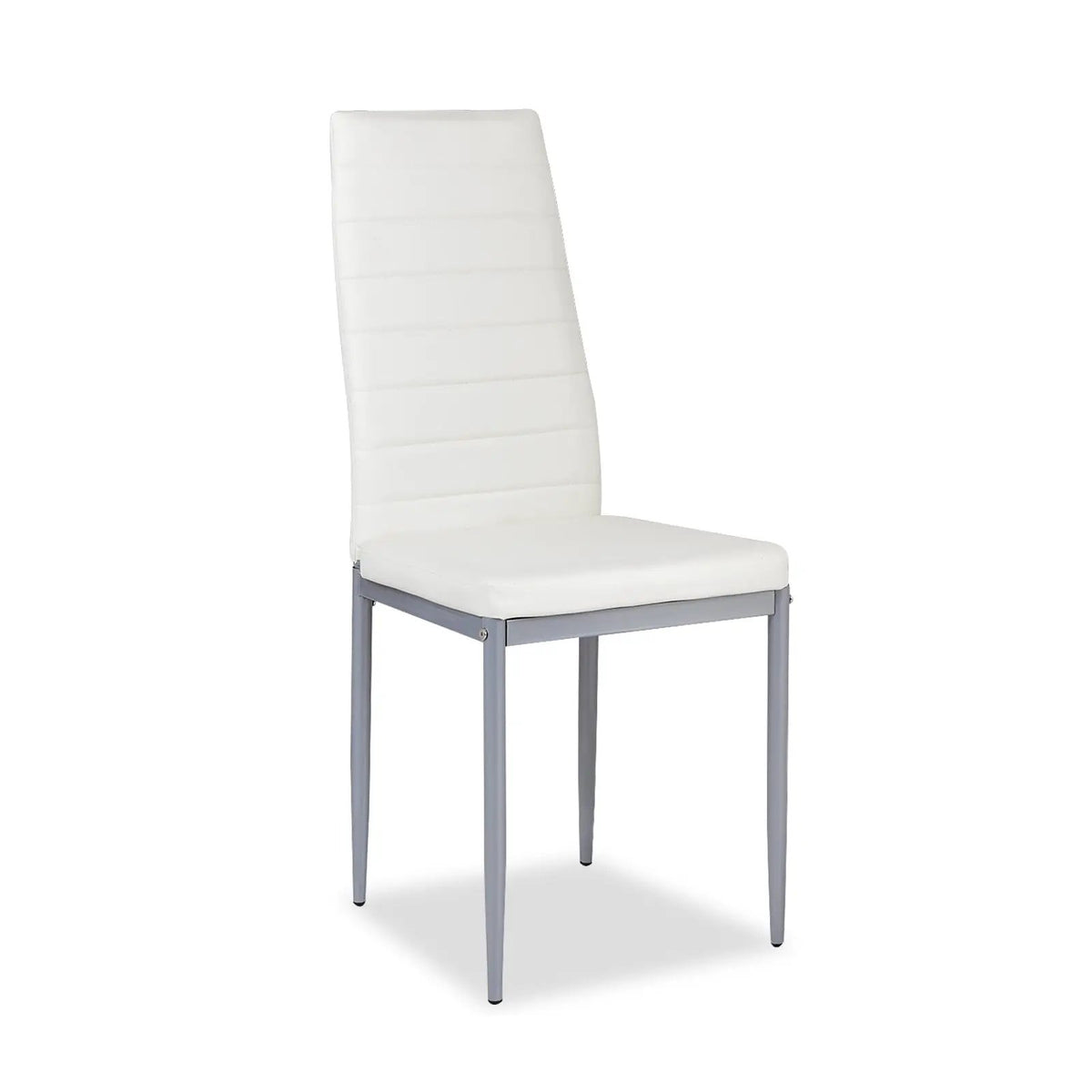4 pcs PVC Leather Dining Side Chairs Elegant Design by DirectDeals