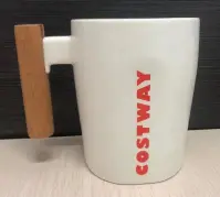 Wooden handle mug for store by DirectDeals