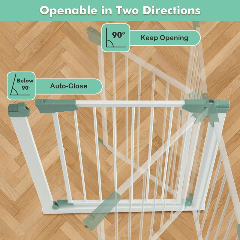 30-32.5 Inch Wide Safety Gate with 30 Inch Scientific Height by DirectDeals