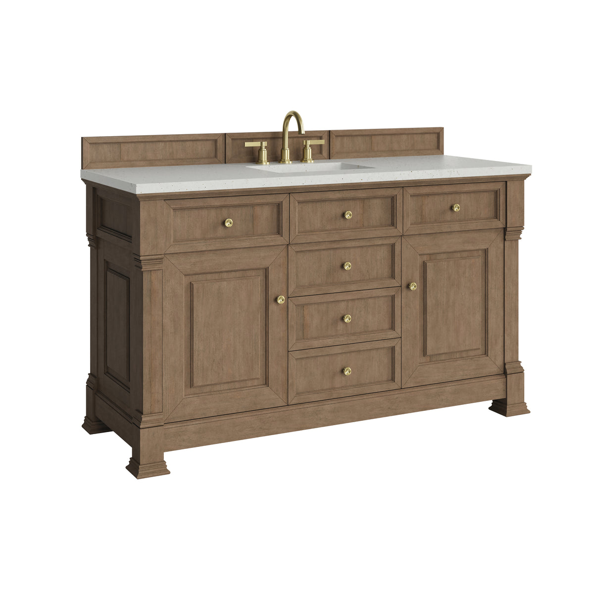 James Martin Brookfield 60" Single Bathroom Vanity, Pecan, view 23