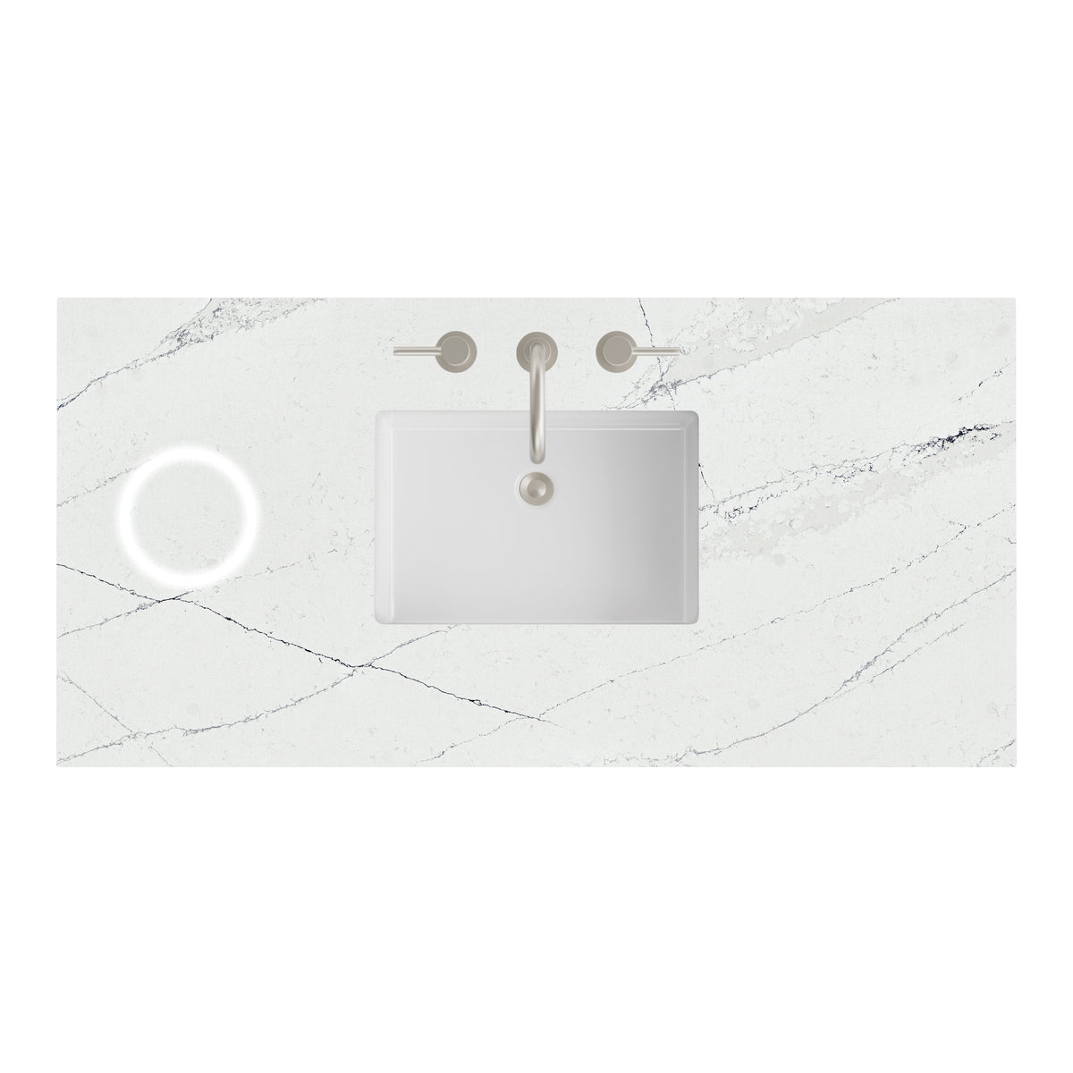 James Martin 48" Single Vanity Top with Ethereal Noctis (FreePower) countertop