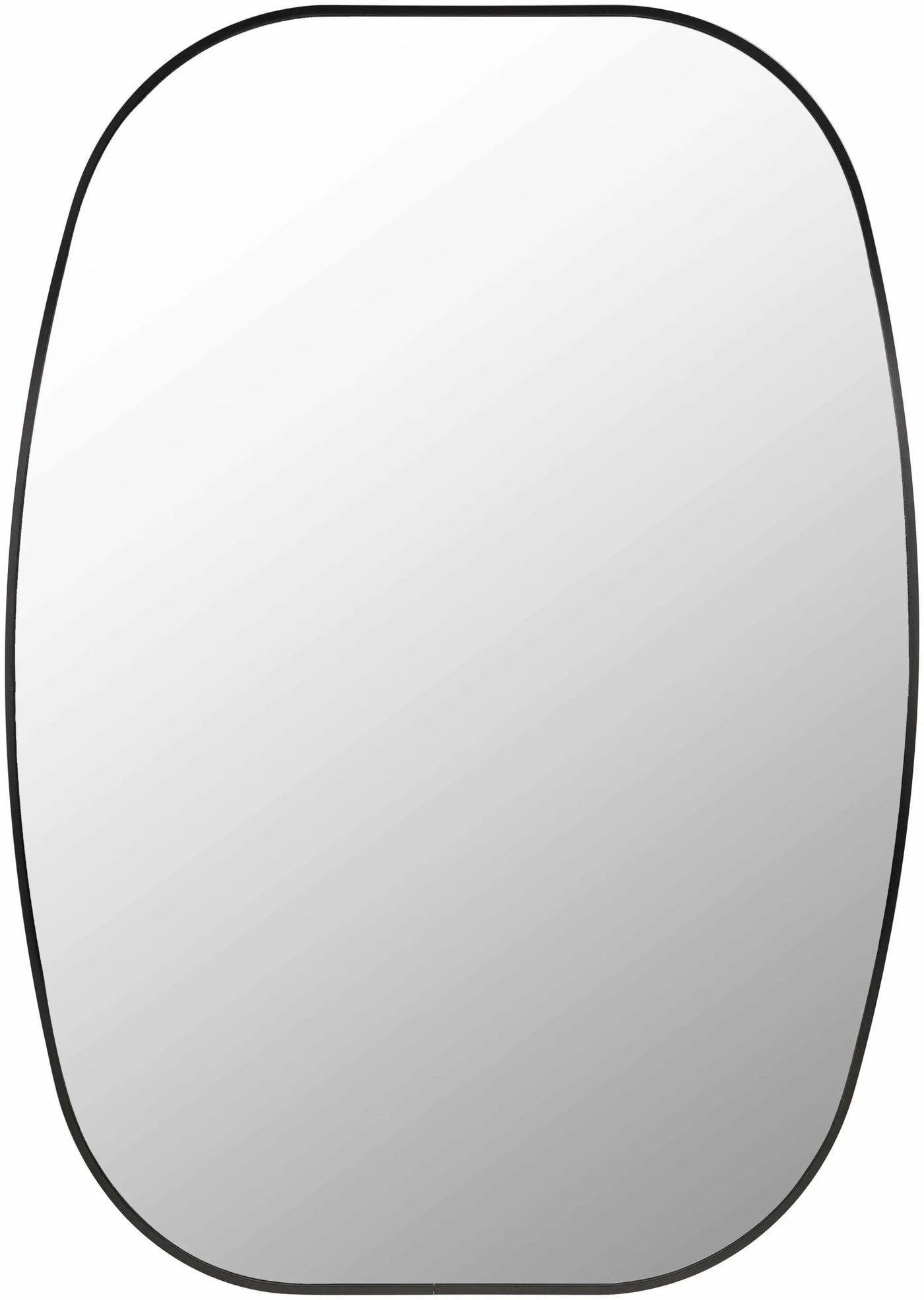 Kopparberg Black Gold Frame Round Mirror by Boutique Rugs