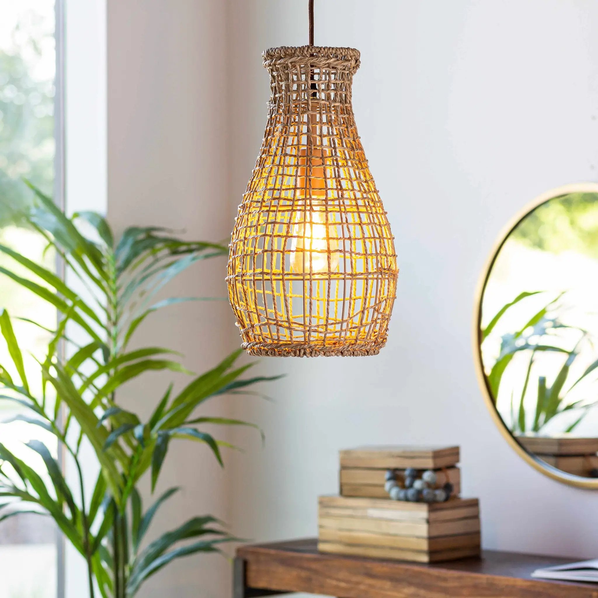 Kealakekua Black Metal Ceiling Lighting - Clearance by Boutique Rugs