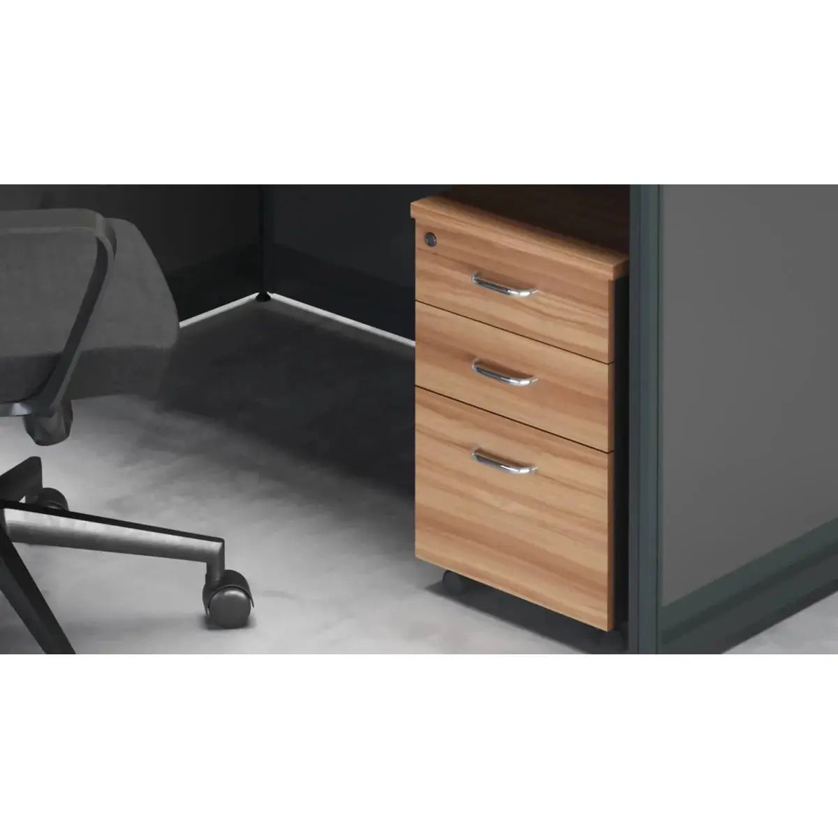 Renvik · L-Shaped Cubicle Workstation by Arc Grove