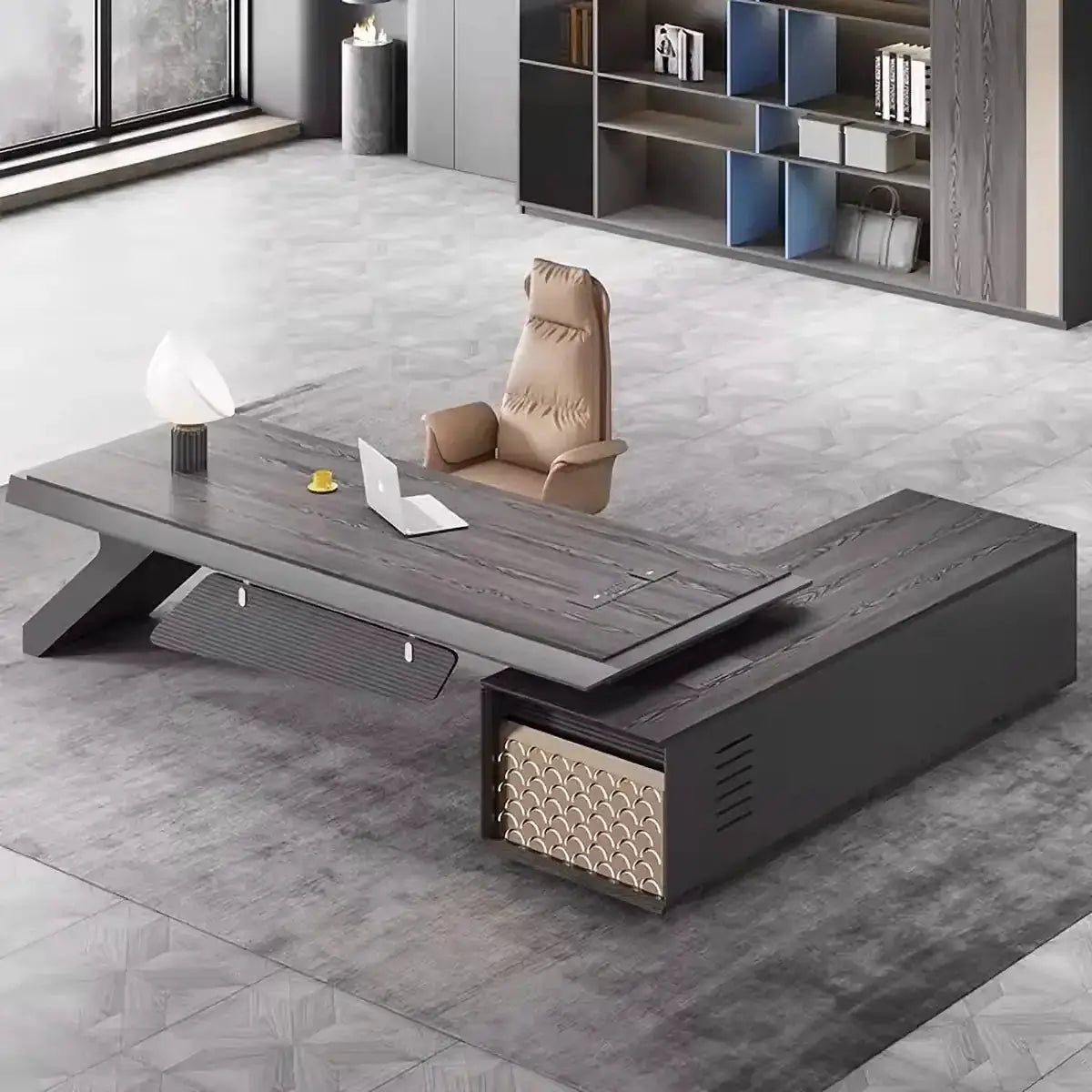 Krosno · Modern L-Shaped Executive Desk by Arc Grove