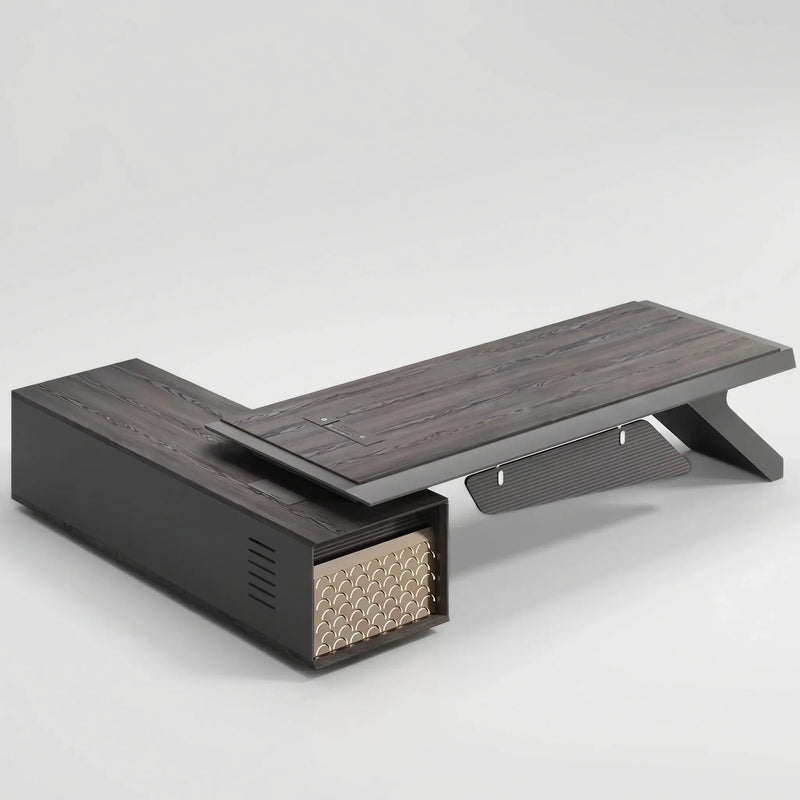 Krosno · Modern L-Shaped Executive Desk by Arc Grove