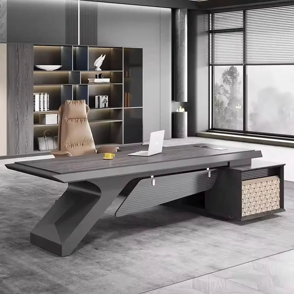 Krosno · Modern L-Shaped Executive Desk by Arc Grove