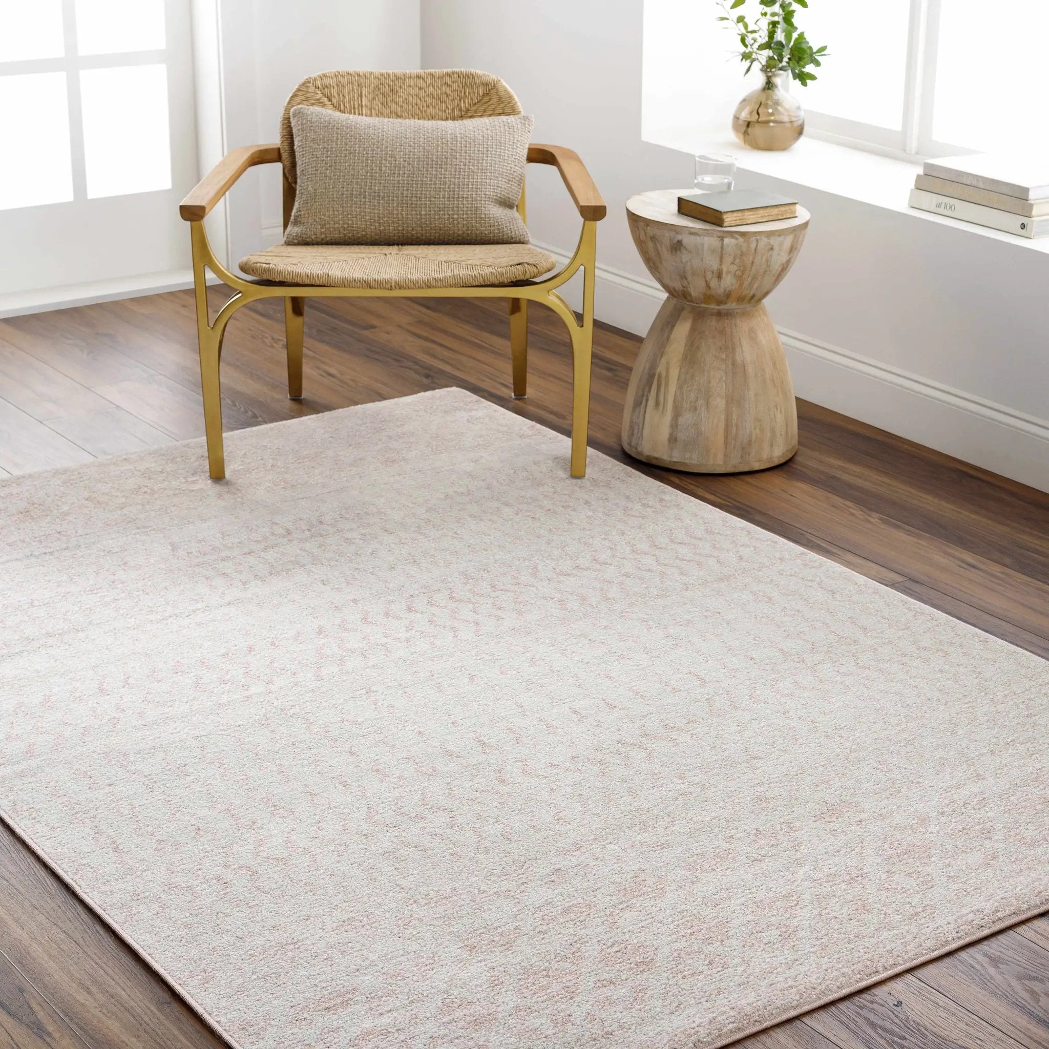 Constantin Blush Area Rug - Clearance by Boutique Rugs