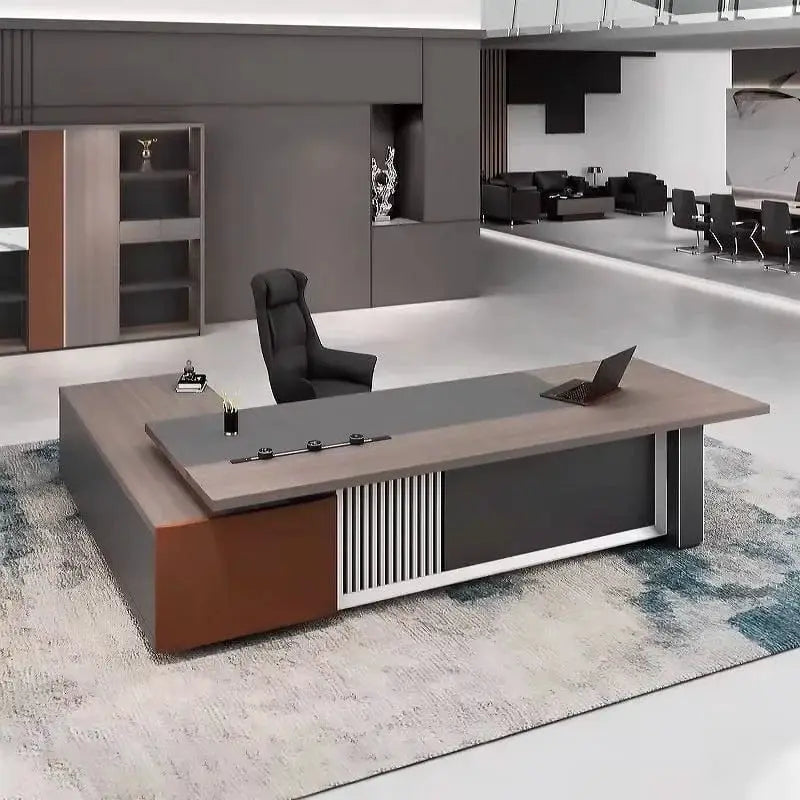 Gidley · Modern L-Shaped Executive Desk by Arc Grove