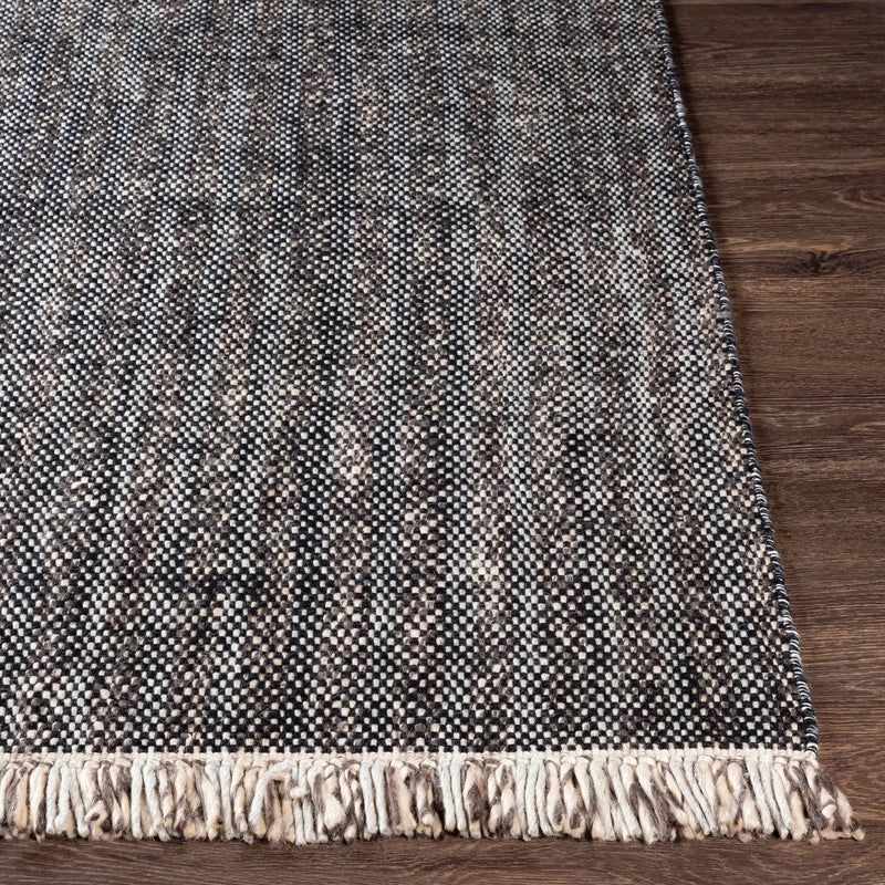 Kenora Charcoal Wool Area Rug - Clearance by Boutique Rugs