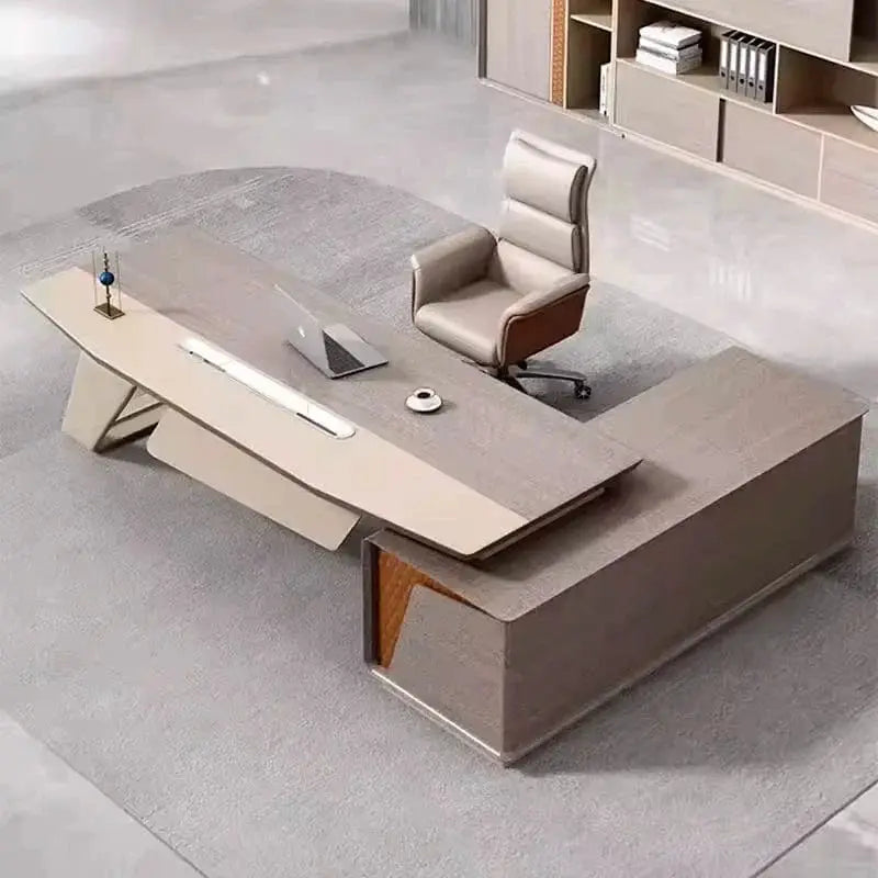 Seguin · Modern L-Shaped Executive Desk by Arc Grove