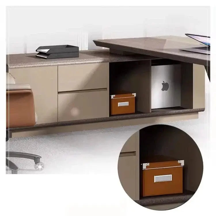 Seguin · Modern L-Shaped Executive Desk by Arc Grove