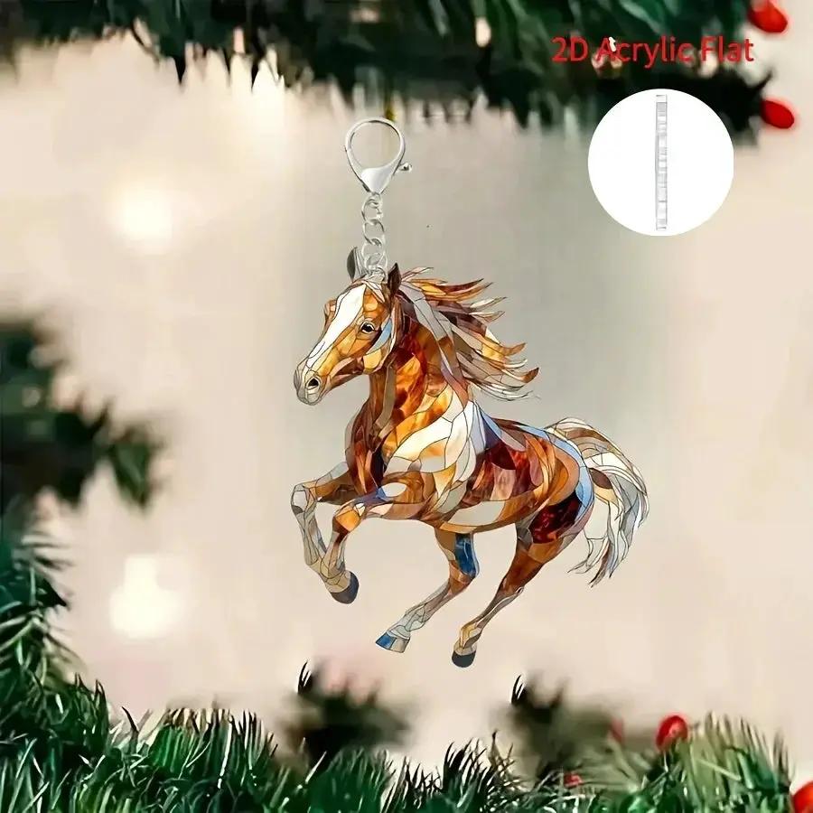 Keychain - Decorative Acrylic Brown by House Of Avana