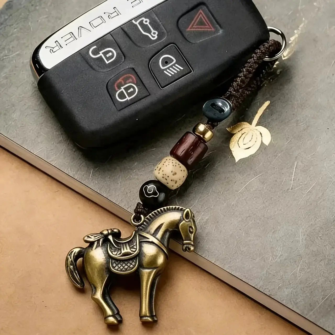 Keychain - Golden Metal Charm by House Of Avana