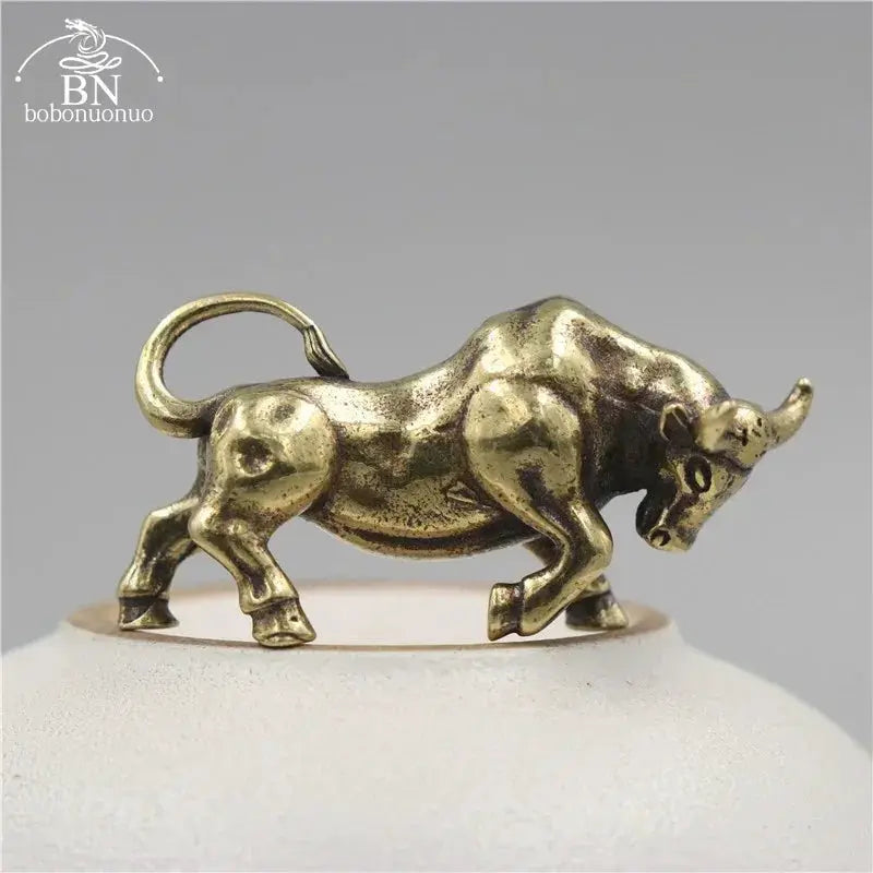 Keychain - Retro Metal Bull by House Of Avana
