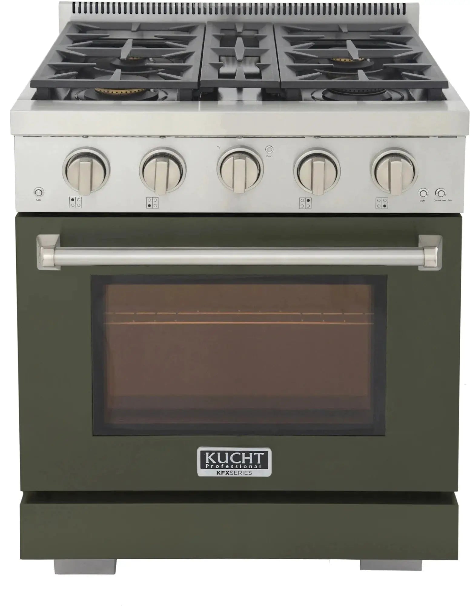 Kucht 30" Freestanding Professional Gas Range KFX3000X-G by Farmhouse Kitchen and Bath