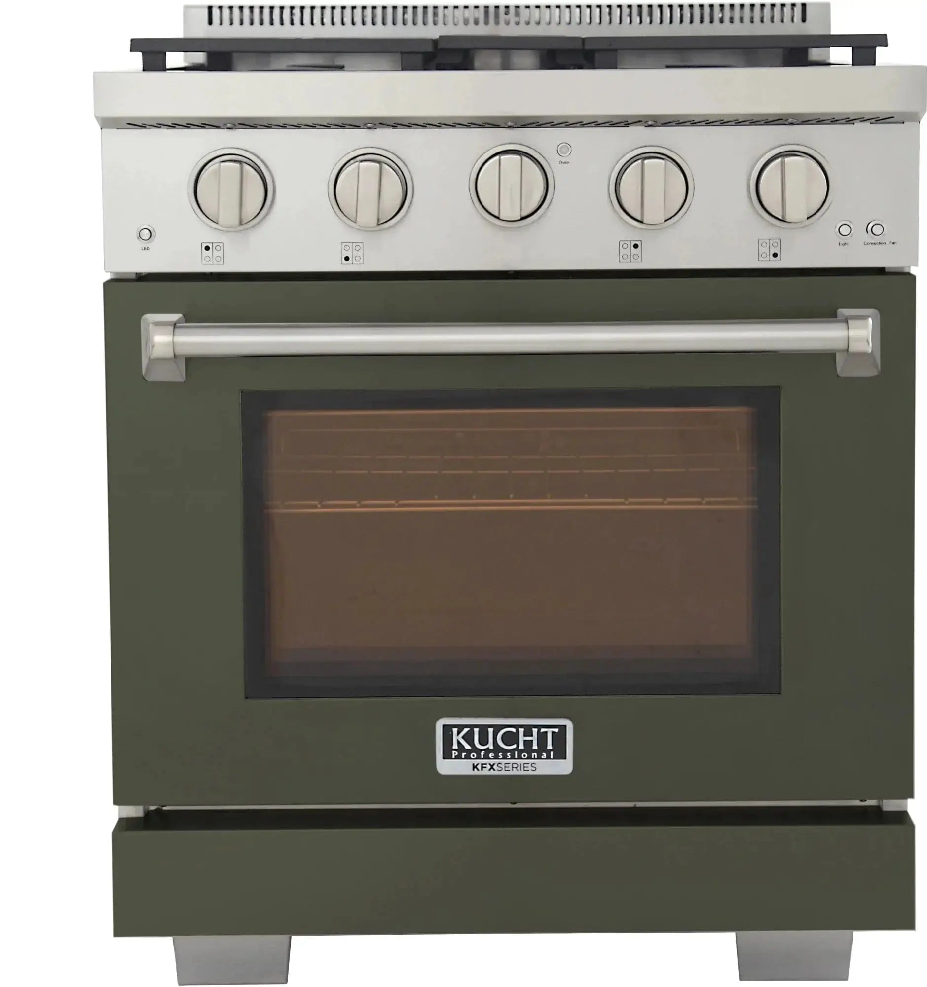 Kucht 30" Freestanding Professional Gas Range KFX3000X-G by Farmhouse Kitchen and Bath