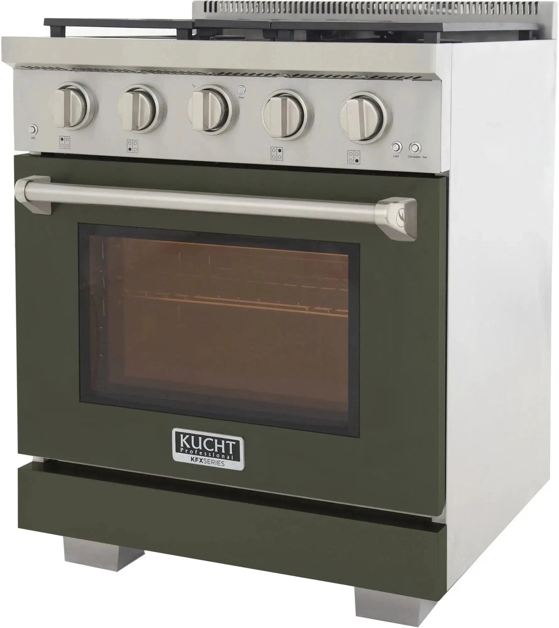 Kucht 30" Freestanding Professional Gas Range KFX3000X-G by Farmhouse Kitchen and Bath