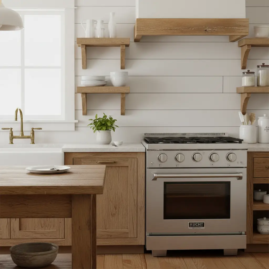 Kucht 30" Freestanding Professional Gas Range Liquid Propane KFX3000X/LP-S by Farmhouse Kitchen and Bath