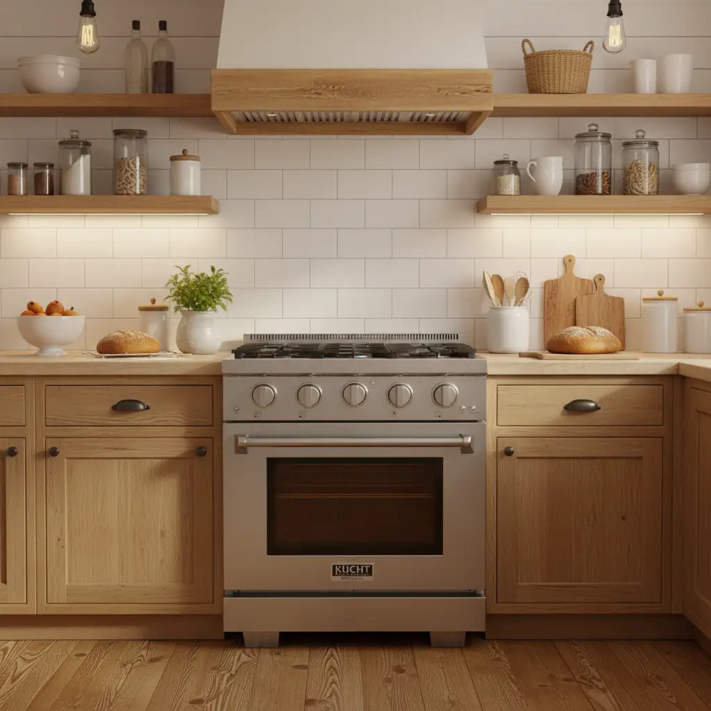 Kucht 30" Freestanding Professional Gas Range KFX3000X-S by Farmhouse Kitchen and Bath