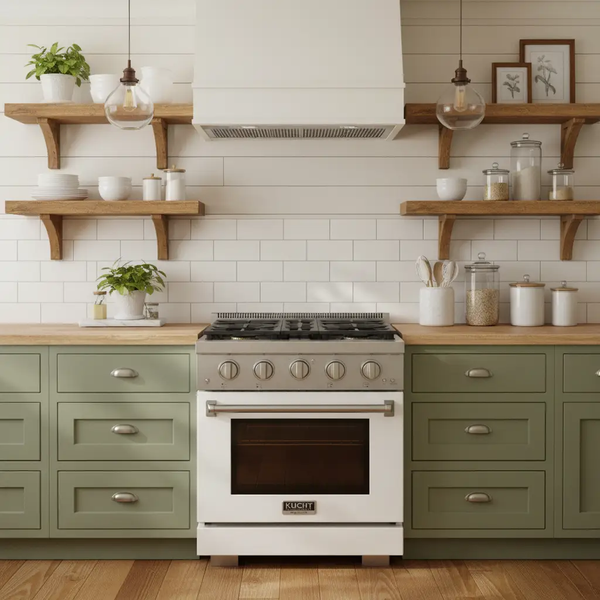 Kucht 30" Freestanding Professional Gas Range KFX3000X-W