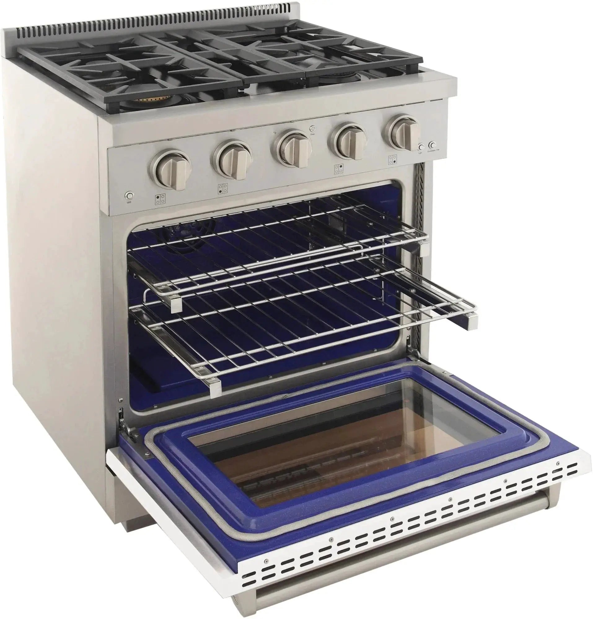 Kucht 30" Freestanding Professional Gas Range KFX3000X-W by Farmhouse Kitchen and Bath