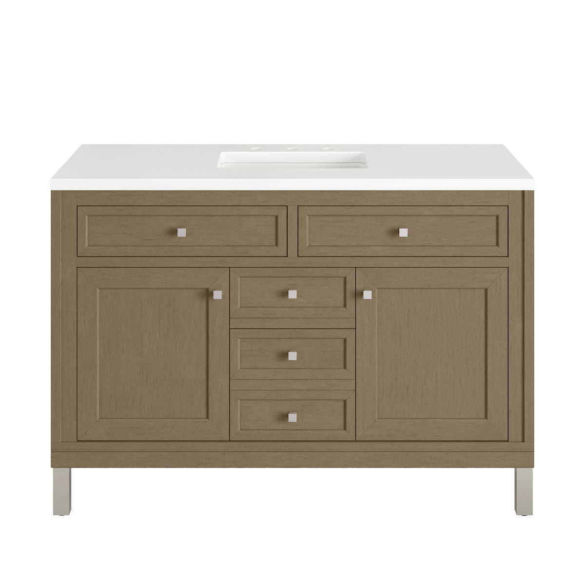 James Martin Chicago 48" Single Bathroom Vanity, Walnut Whisper, view 33