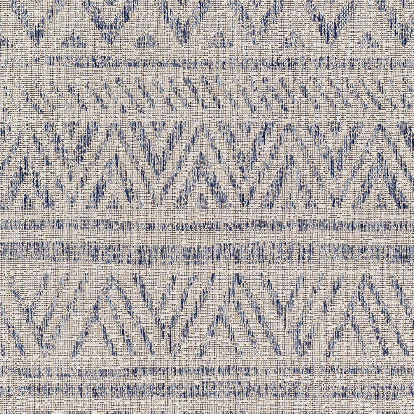 Novato Gray All Over Pattern Performance Outdoor Rug - Clearance by Boutique Rugs