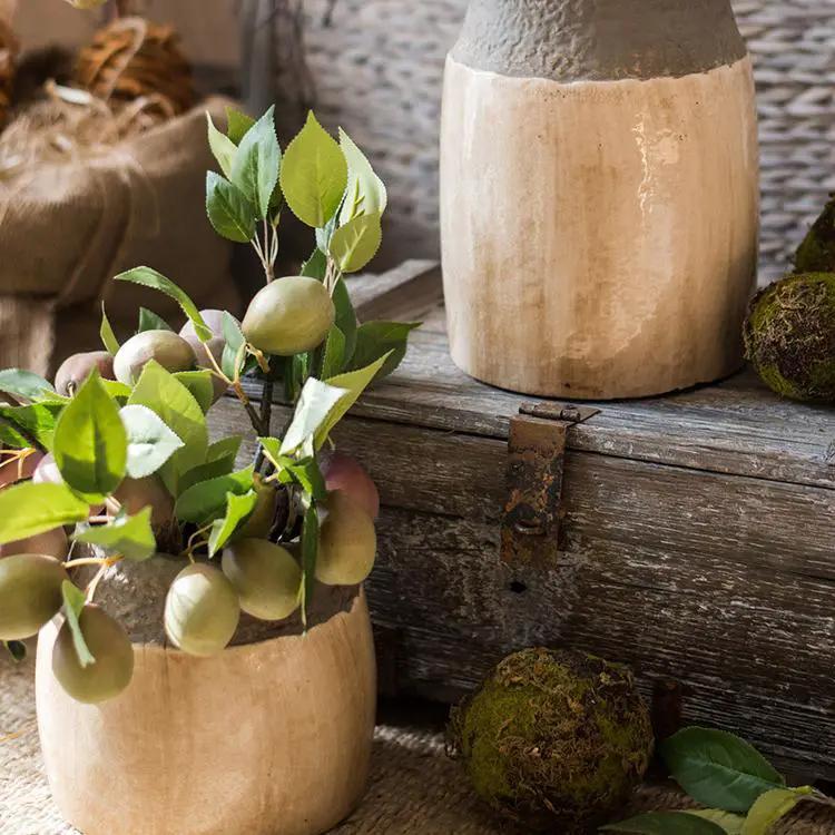 Khaki Coarse Pottery Jar by RusticReach