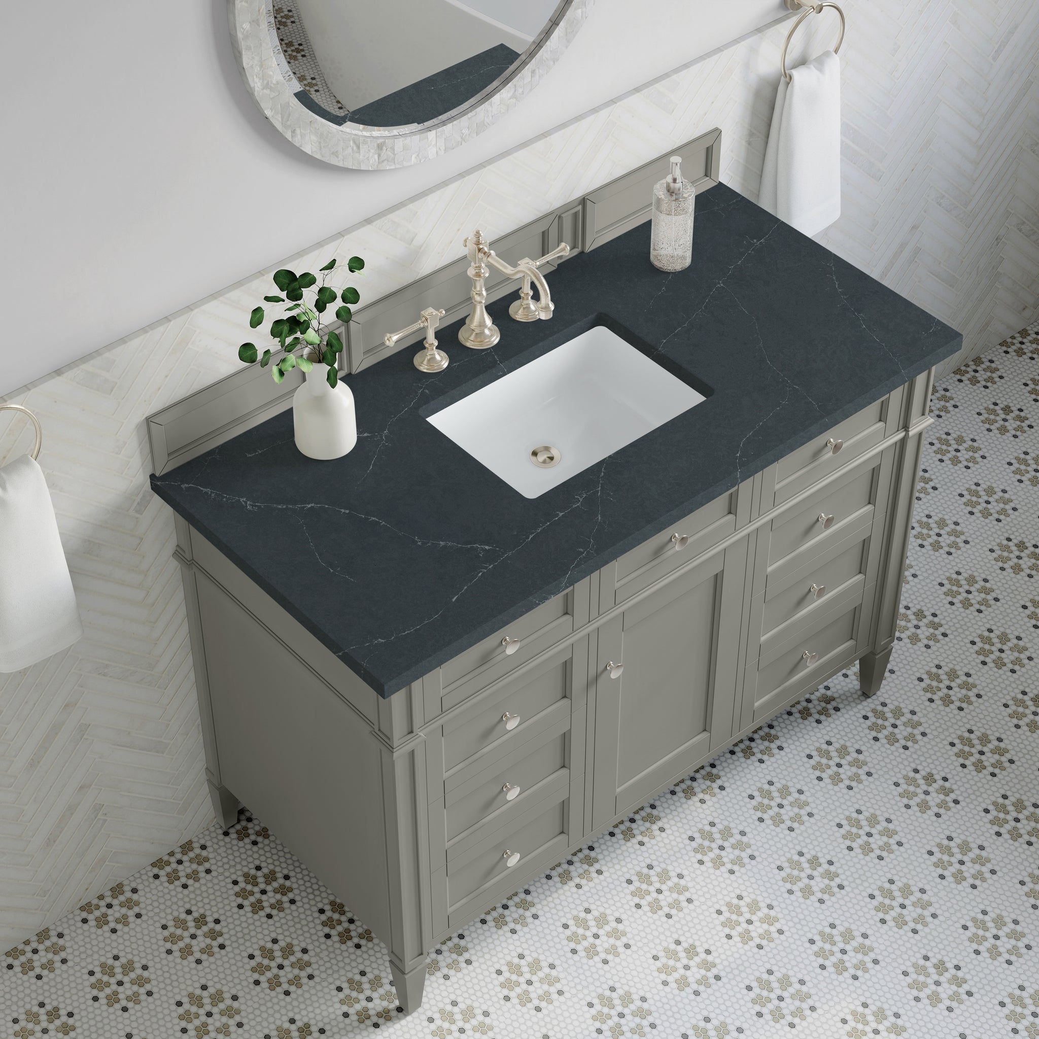 James Martin Brittany 48" Single Bathroom Vanity, Urban Gray by James Martin
