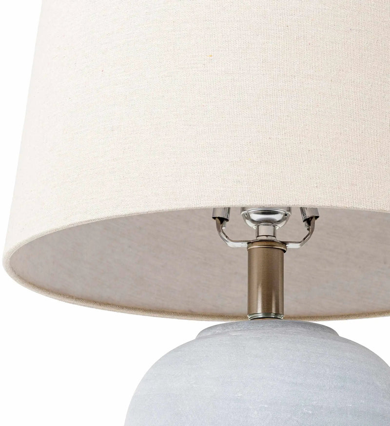 Khoi Brass Glass Table Lamp by Boutique Rugs