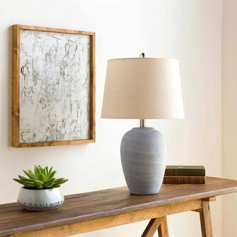 Khoi Brass Glass Table Lamp by Boutique Rugs
