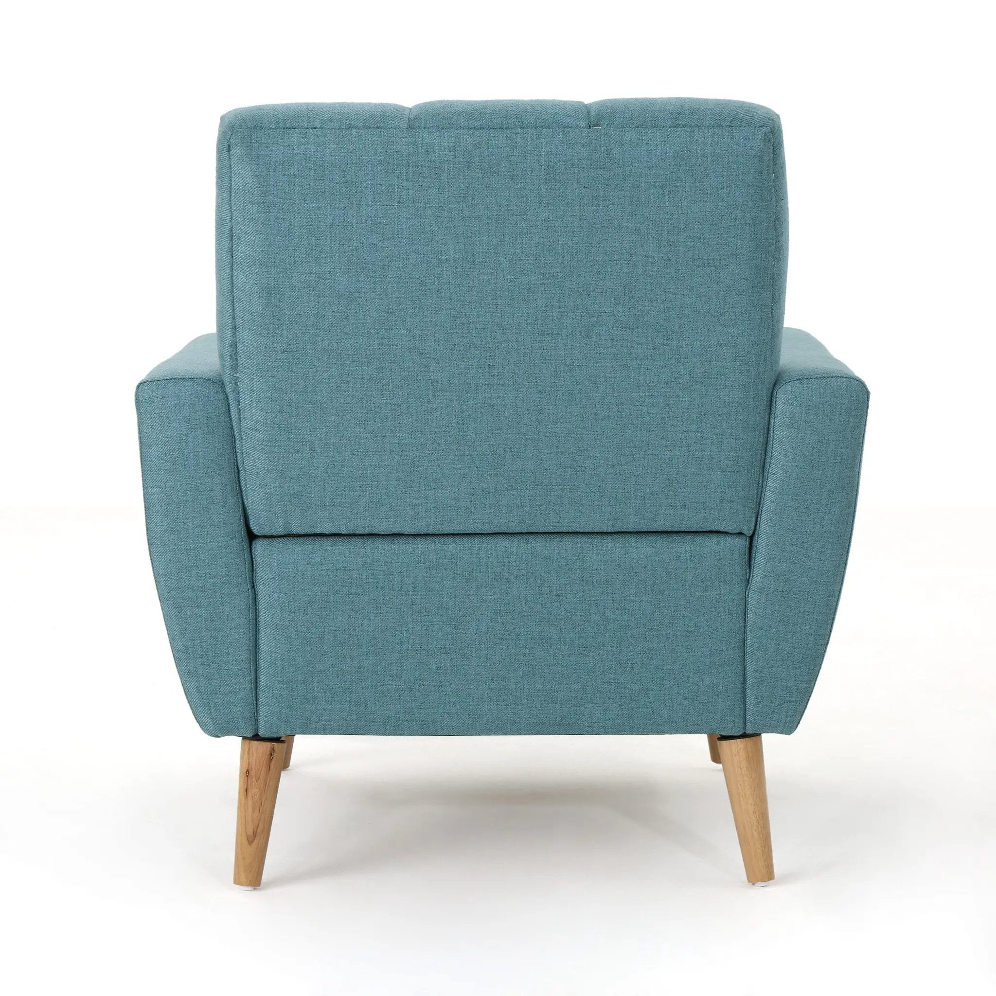 Mid Century Fabric Channel Stitch Club Chair by HouseOfZazla