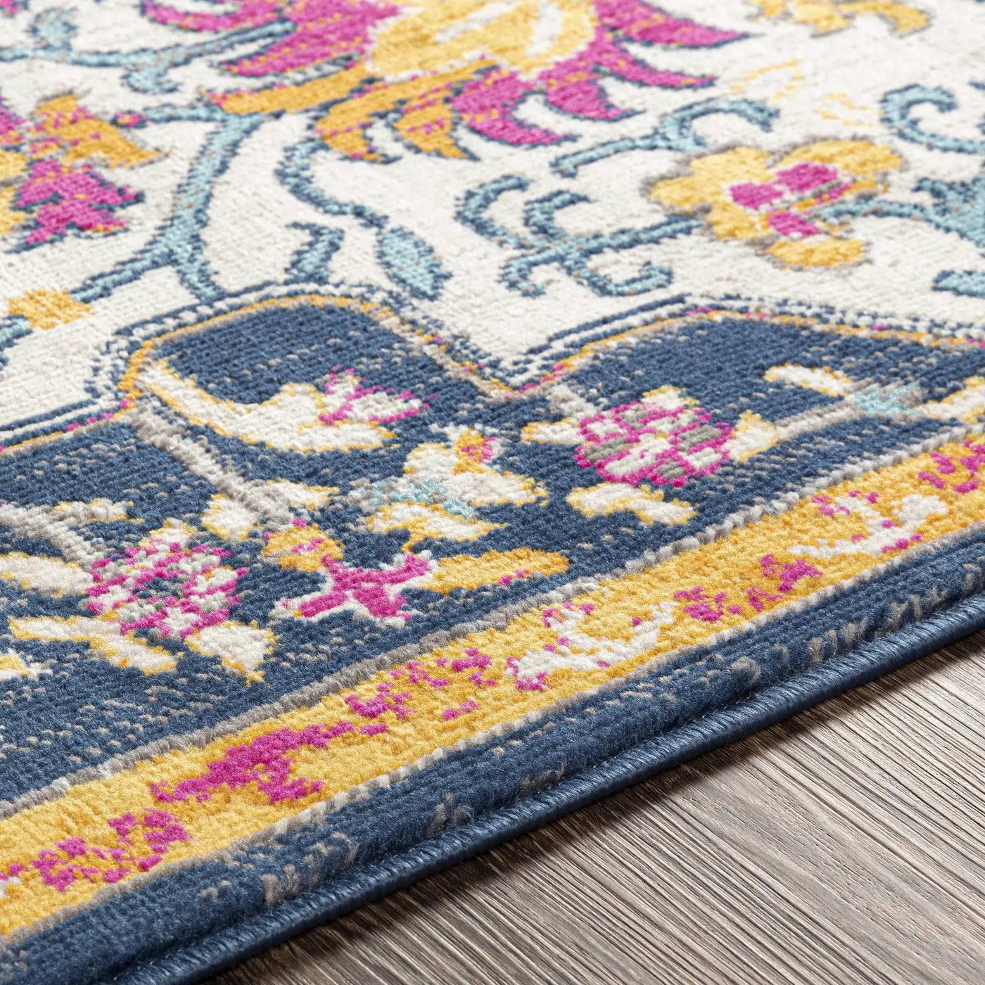 Kialla Magenta & Burnt Orange Area Rug by Boutique Rugs
