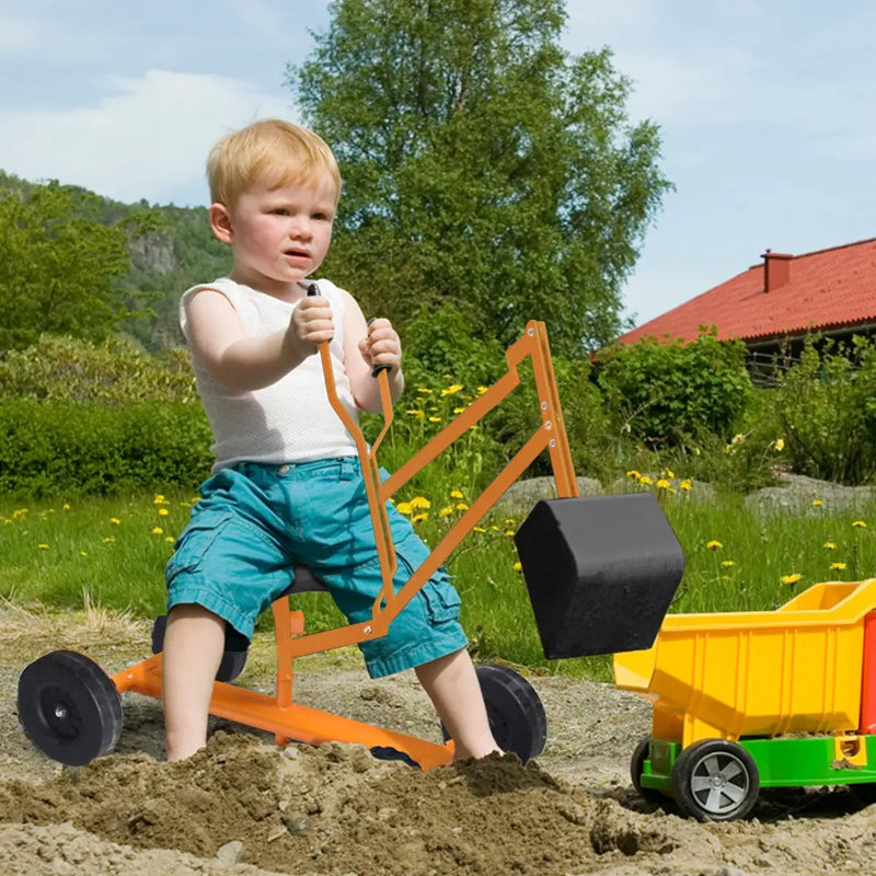 Heavy Duty Kid Ride-on Sand Digger Digging Excavator by DirectDeals