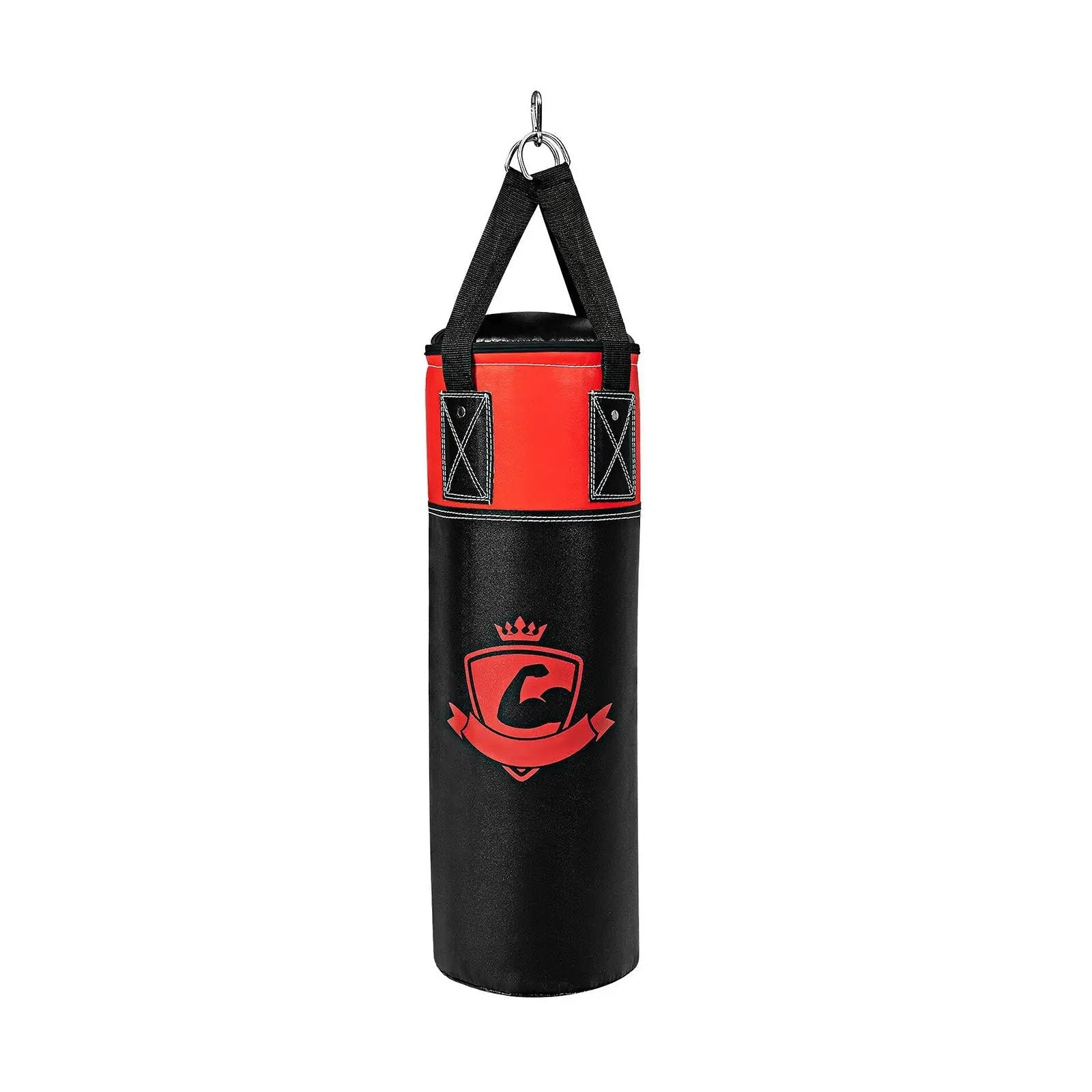 11 Pounds Kids Hanging Punching Bag Set with Punching Gloves-Black by DirectDeals