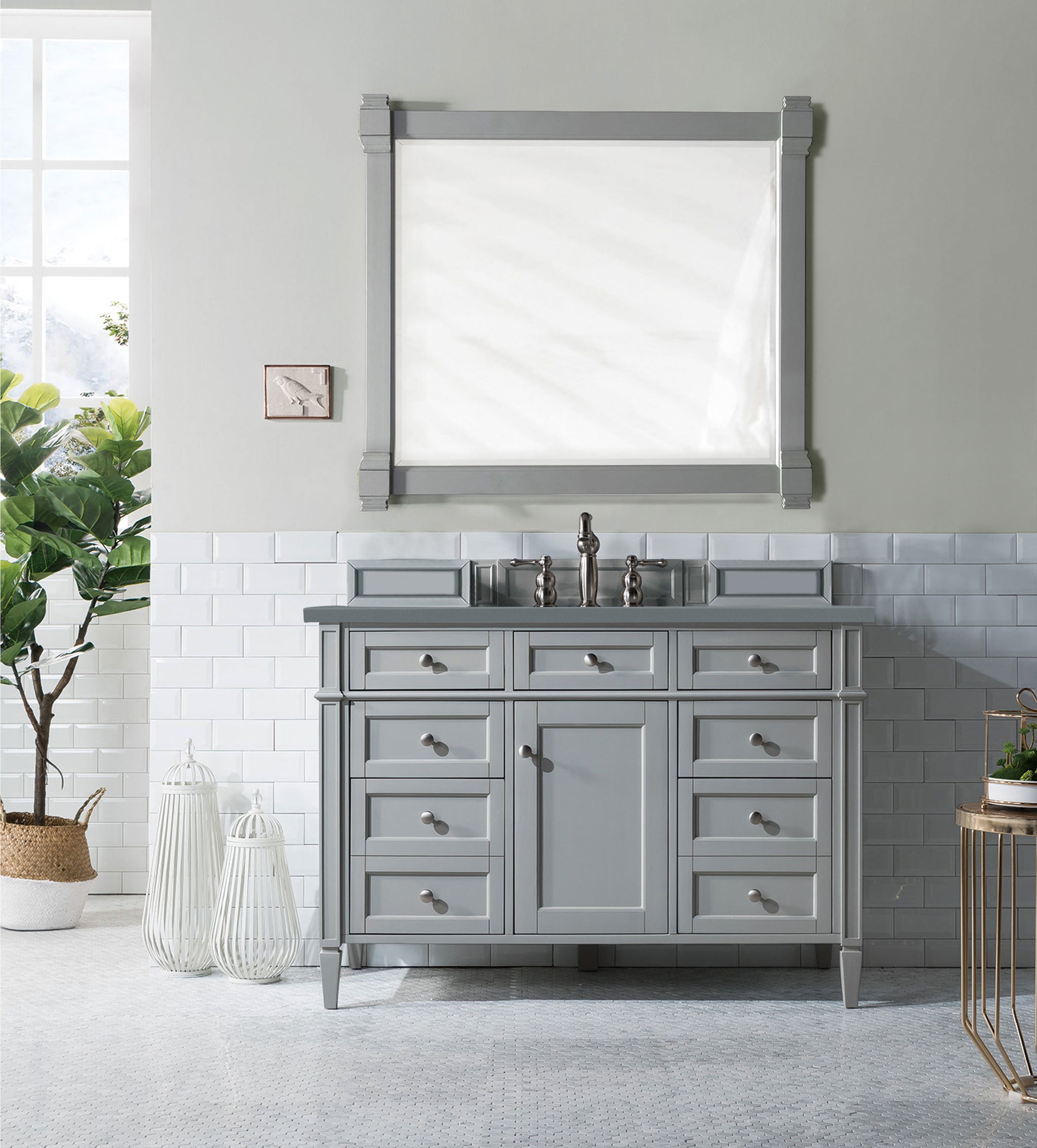 James Martin Brittany 48" Single Bathroom Vanity, Urban Gray by James Martin