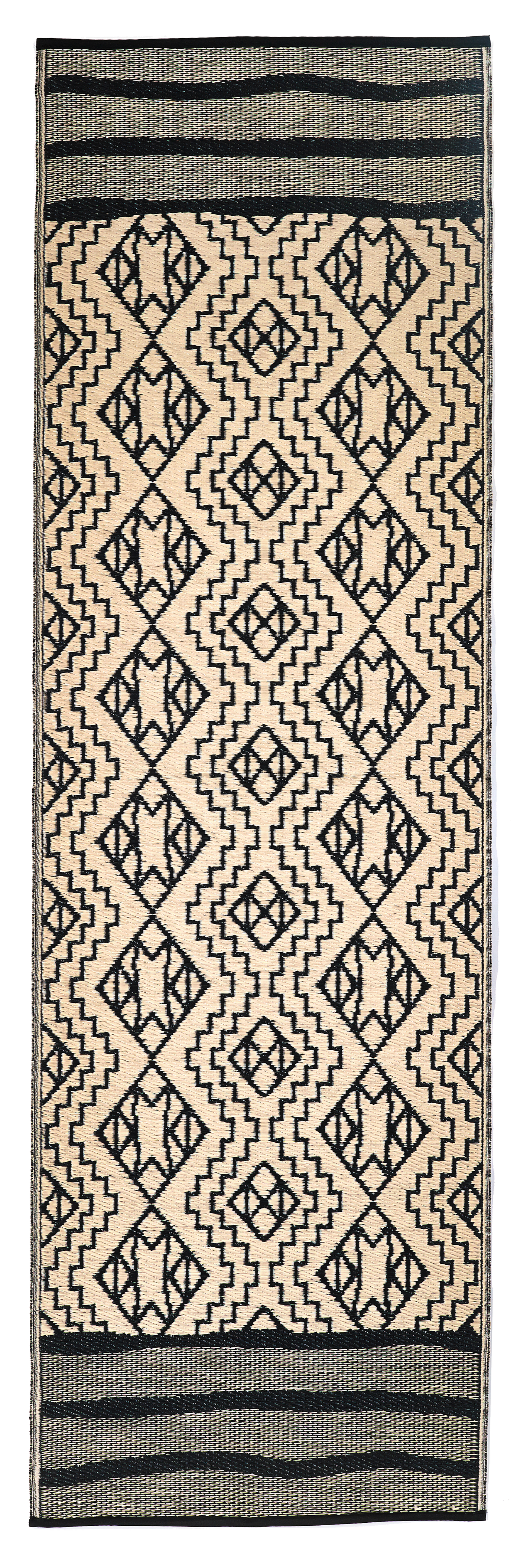 Kilimanjaro - Black Outdoor Rug for Patio FINAL SALE by Fab Habitat