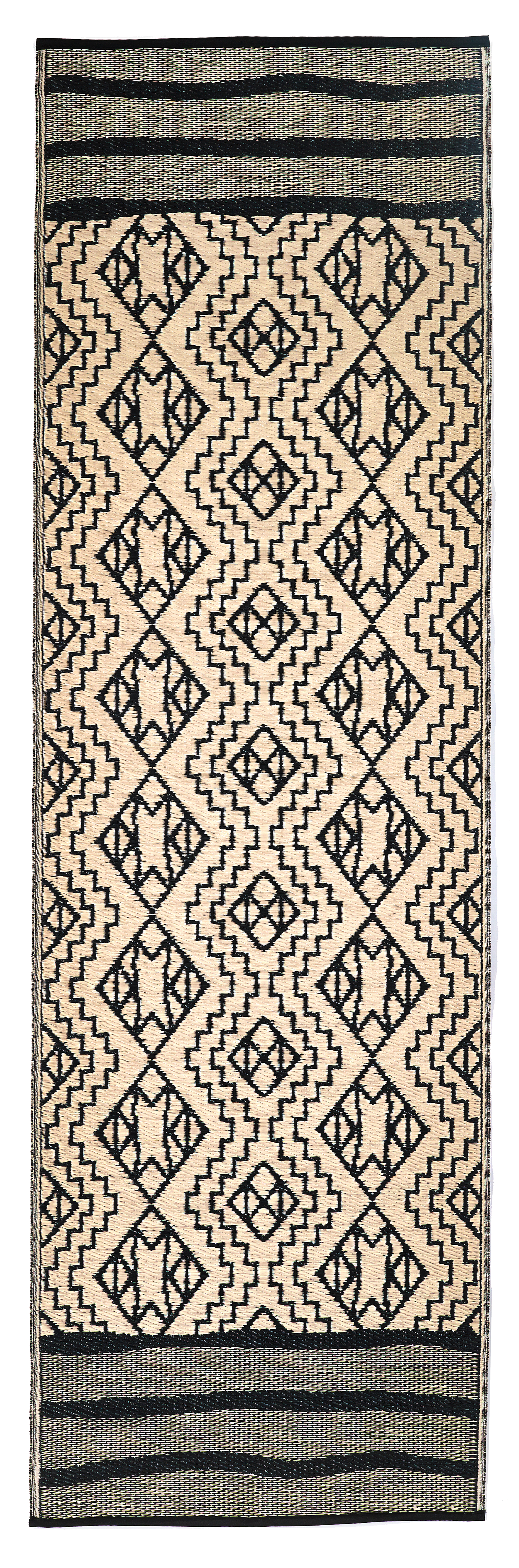 Kilimanjaro - Black Outdoor Rug for Patio FINAL SALE by Fab Habitat